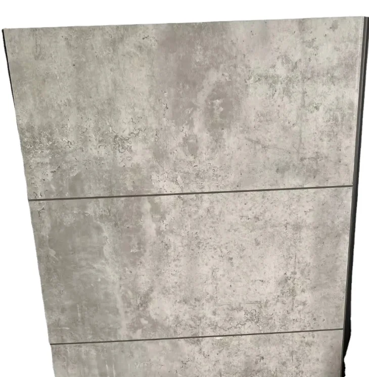 Light weight 60cm Width PVC Wall Panel Plastic Profiles Tile-Look Series waterproof