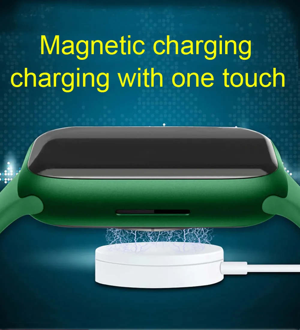 factory price smartwatch 2022 series 7 wireless charger stainless steel nfc upgrade t500 smart watch