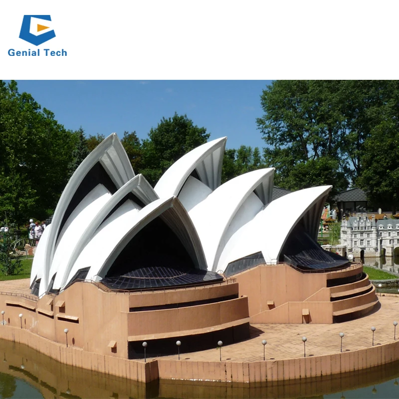 3D Miniature Models Mini World park Sydney Opera House landscape For Exhibition