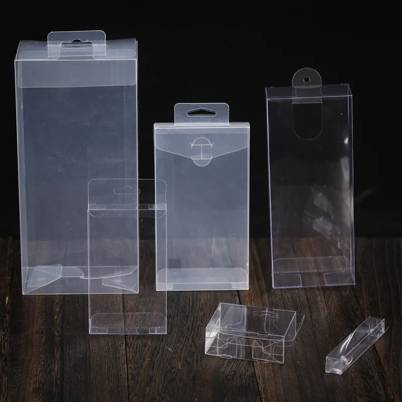 Wholesale Customized Clear PVC Box Printed Acetate Box Transparent PVC Transparent Gift Box Folding Packaging