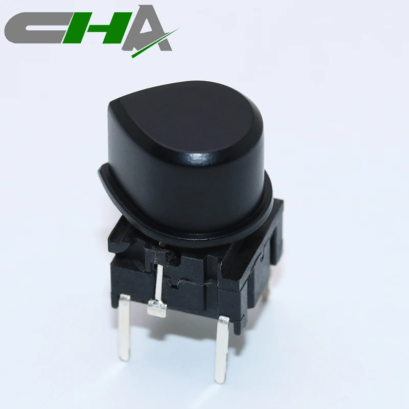 CHA waterproof illuminated tact switch with Water droplet cap ip67 waterproof tact switch