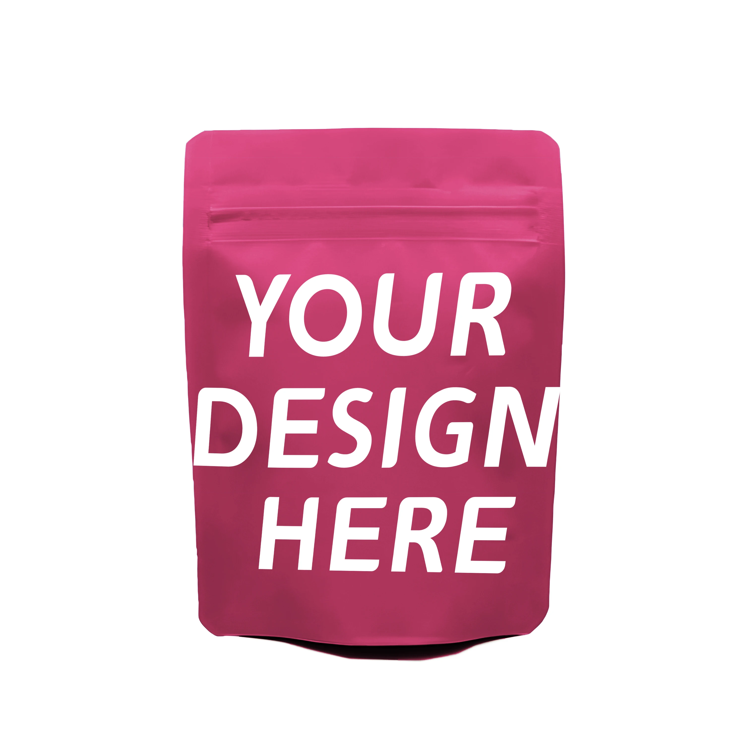 Custom Printed 3.5g Baggies Aluminum Foil Smell Proof Candy Plastic Packaging Mylar Zipper Bags