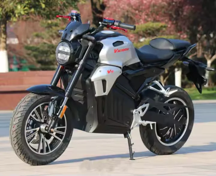 Motorcycle Motor 72V Cheap MID Drive Racing Golden Cross Three Wheel Adult 20kw Gas Sport Bike Long Range Electric Motorcycles