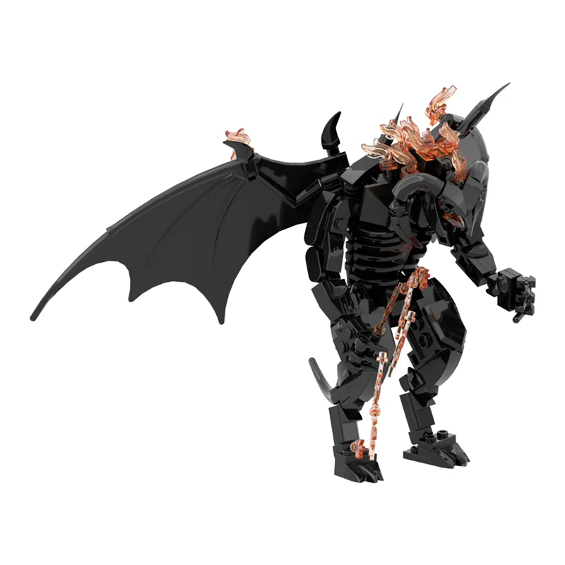 GoldMoc Monsters Balrog Model Building Blocks The Lord Bricks Toys Puzzle Kids of The Ring Movie Bricks DIY Assembly Toy