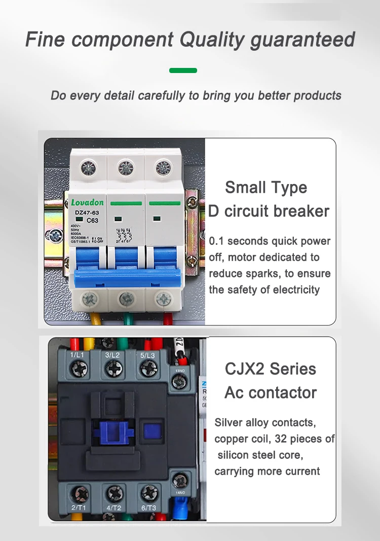 Professional Factory Made Three-Phase Motor Control Box Wireless Remoteremote Control Box