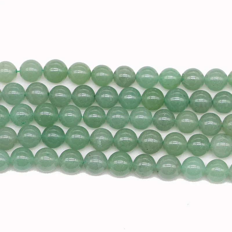 Wholesale Loose Beads Green Aventurine Beads Green Stone Beads For Diy Jewelry Bracelet And Necklace