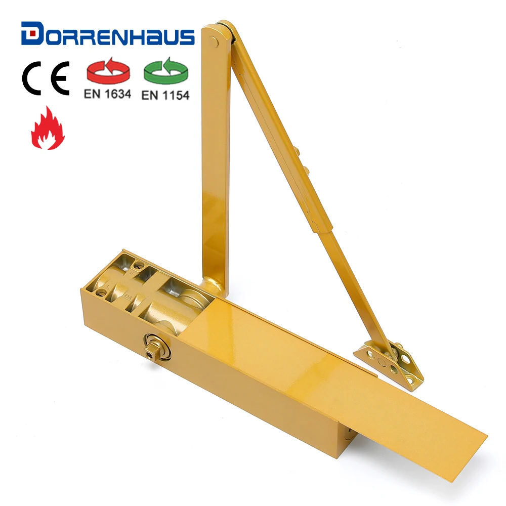 DORRENHAUS D3000S Gold CE сертифицированный евро Автоматический Гидравлический регулируемый Дверной доводчик из