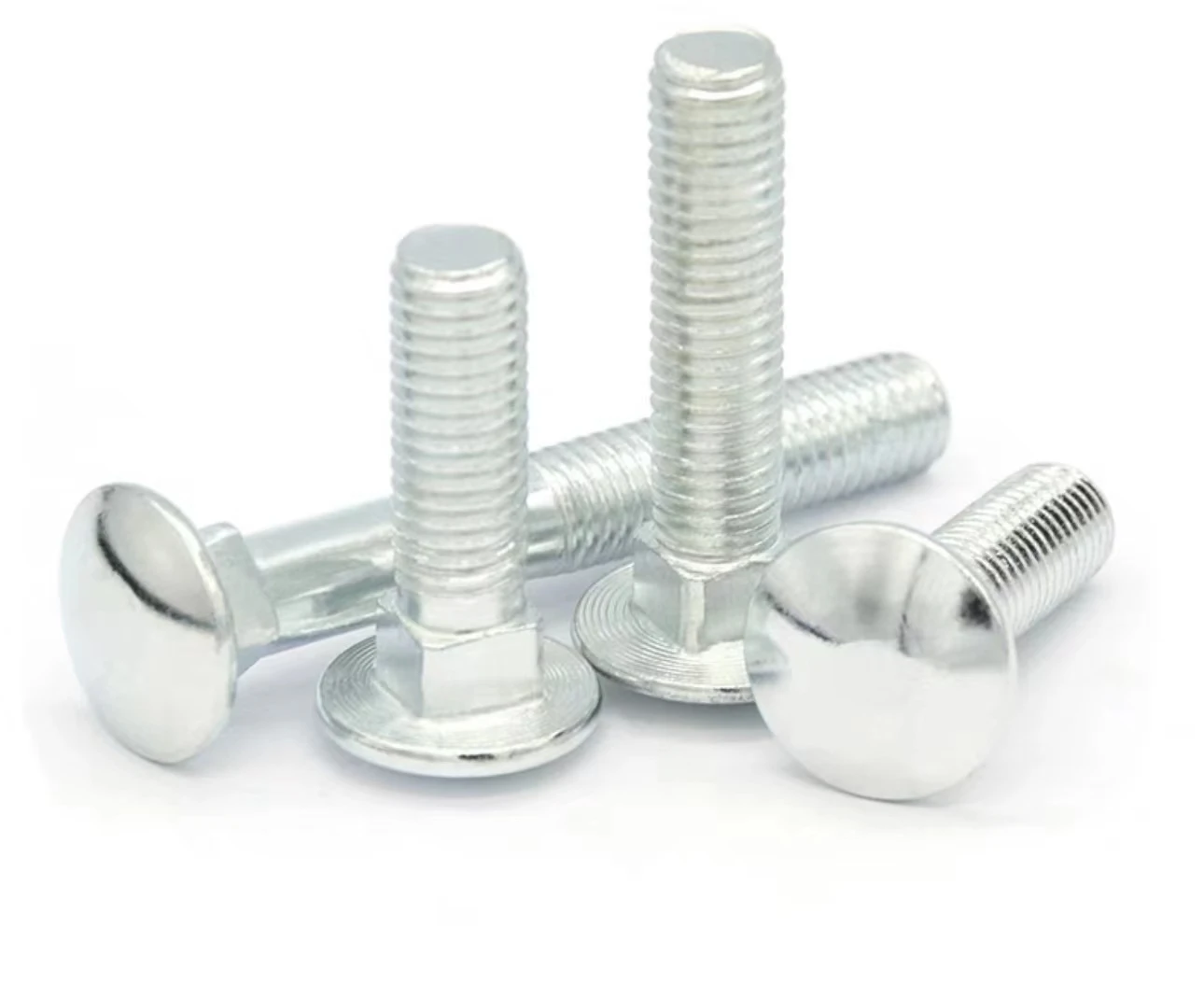 1/4 5/16 3/8 stainless steel 304 British carriage screws ANSI/ASME B18.5 American square neck carriage