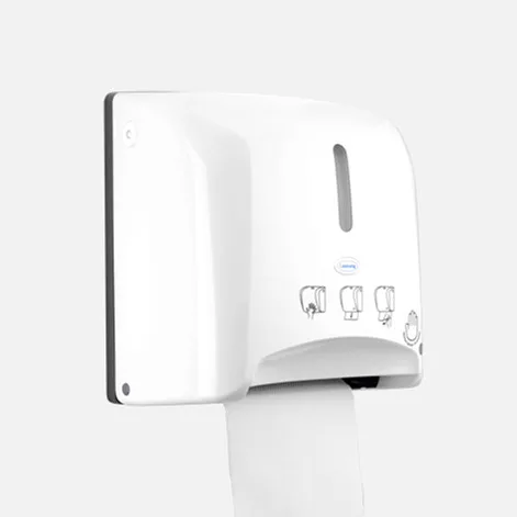 LeeKong automatic toilet paper towel dispenser  sensor touchless gummed paper tape dispenser wall mounted