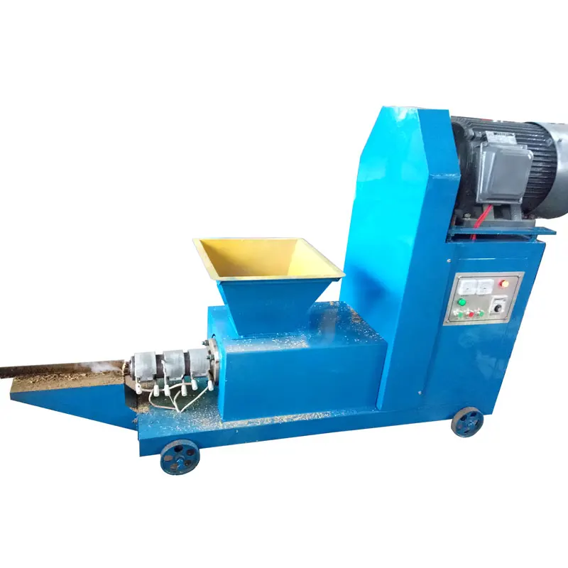 Wood chips peanut shell charcoal briquette machine for thailand