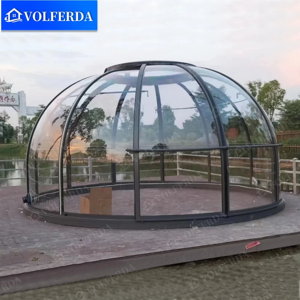 Modular Transparent PC Luxury Dome House Tent for Dinning House/Cafe/ Resorts/ Vilas/ Camping