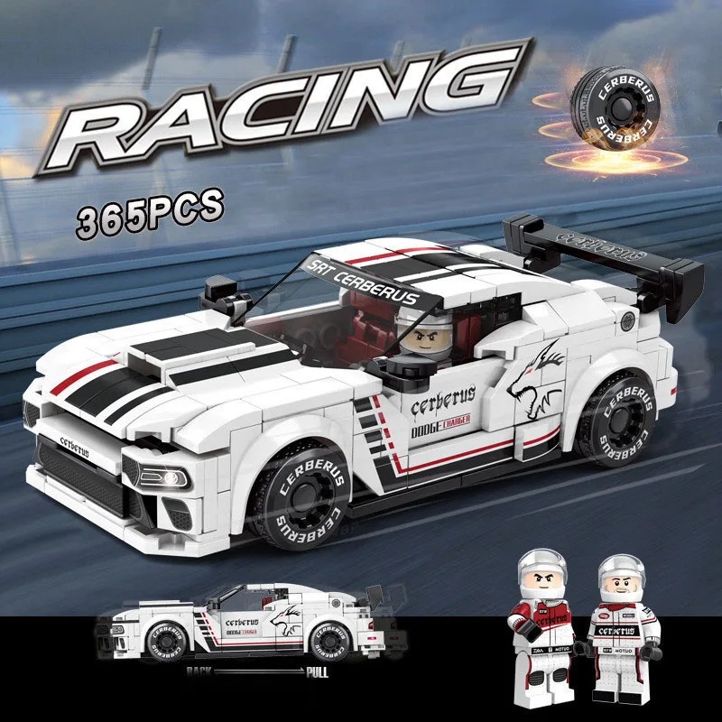 2024 new products car model building blocks set kids toys for children diy mini brick sports cars
