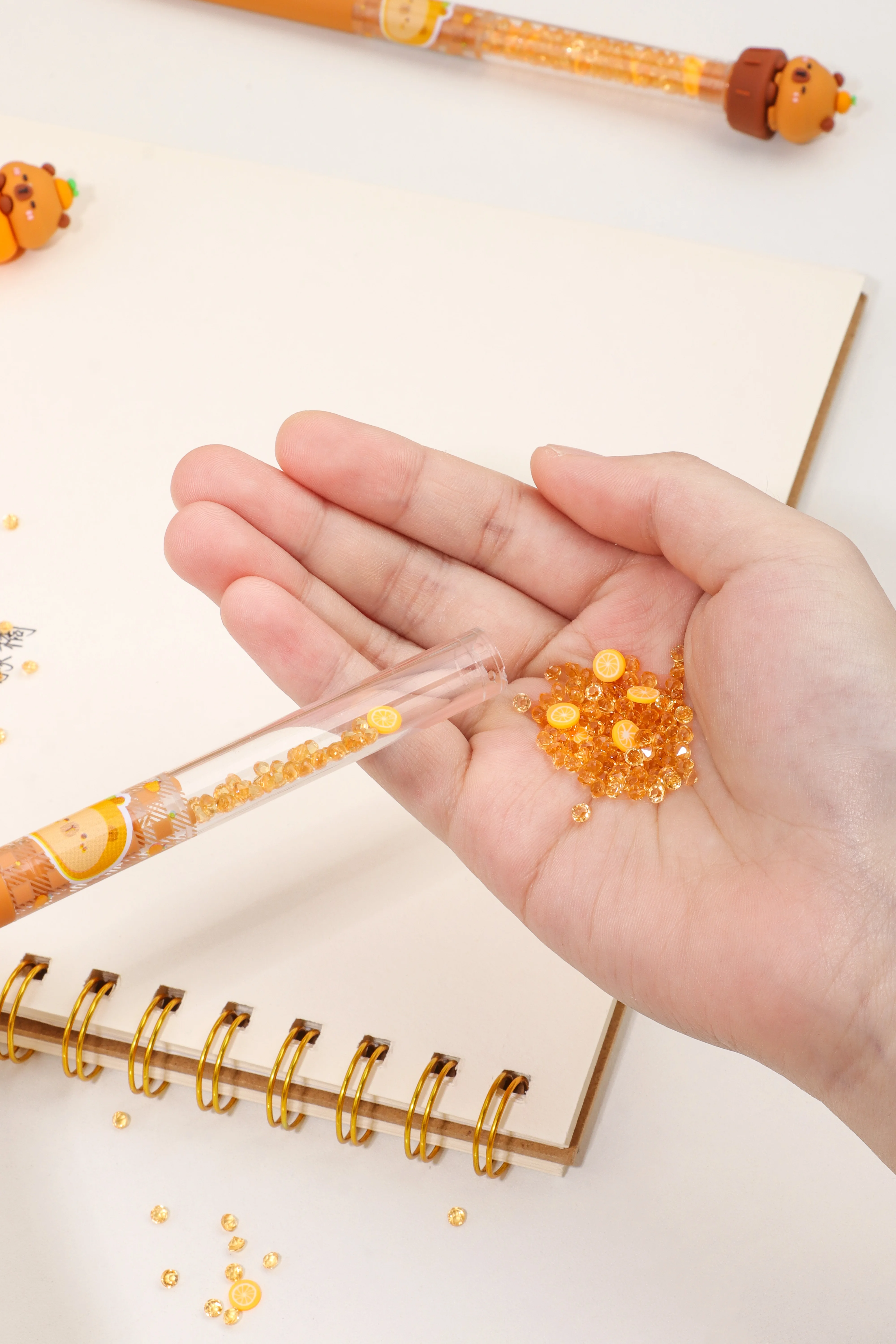 Hot Selling Cute new  Fancy Pen Kawaii PVC Soft Gel Pen Cute utiles escolares and papeleria kawaii Top-ranking