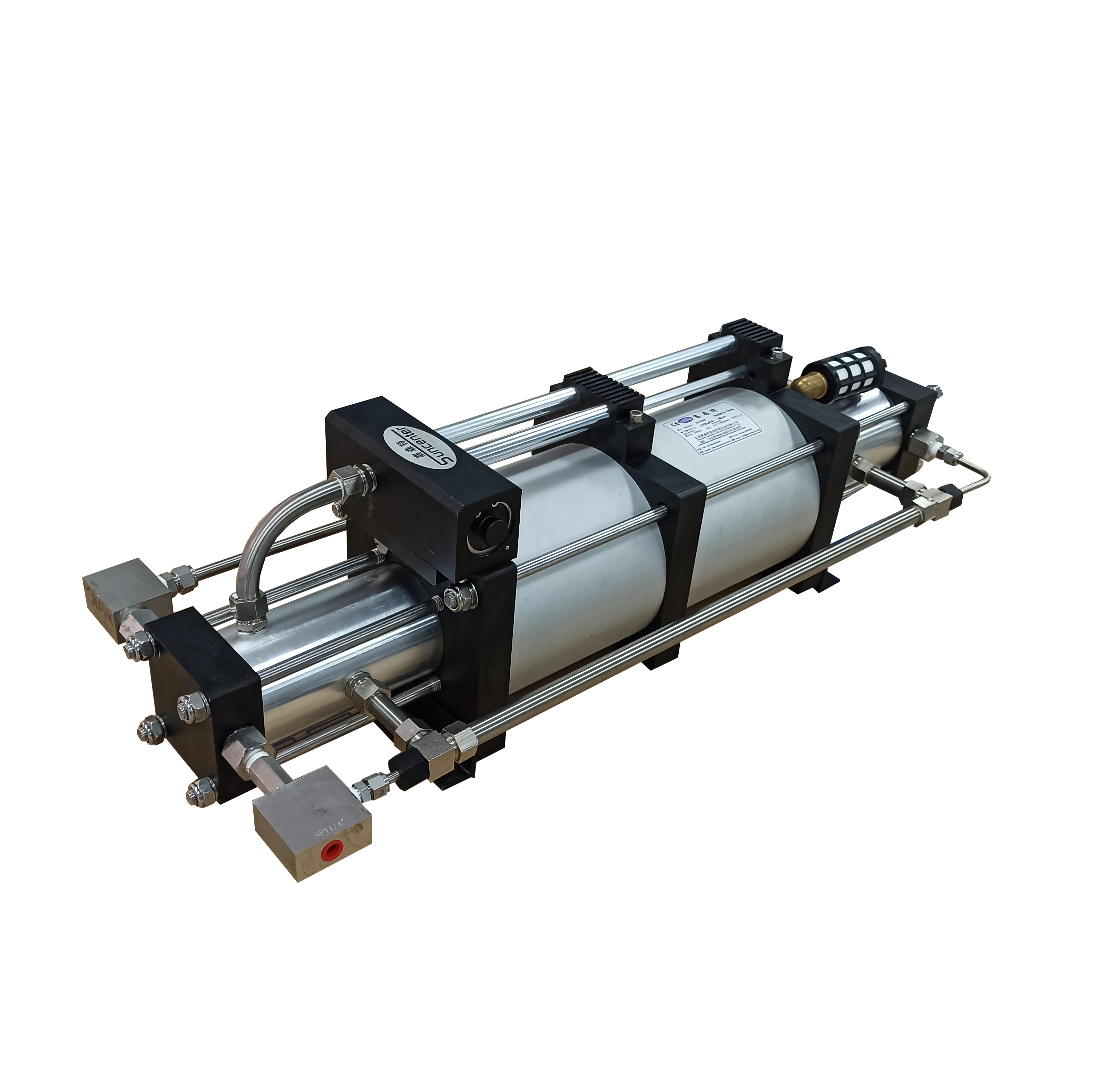 Popular High  Outlet Pressure CO2/N2/O2/N2O/CH4/H2 Gas Booster for Filling Customised Portable Booster Pump