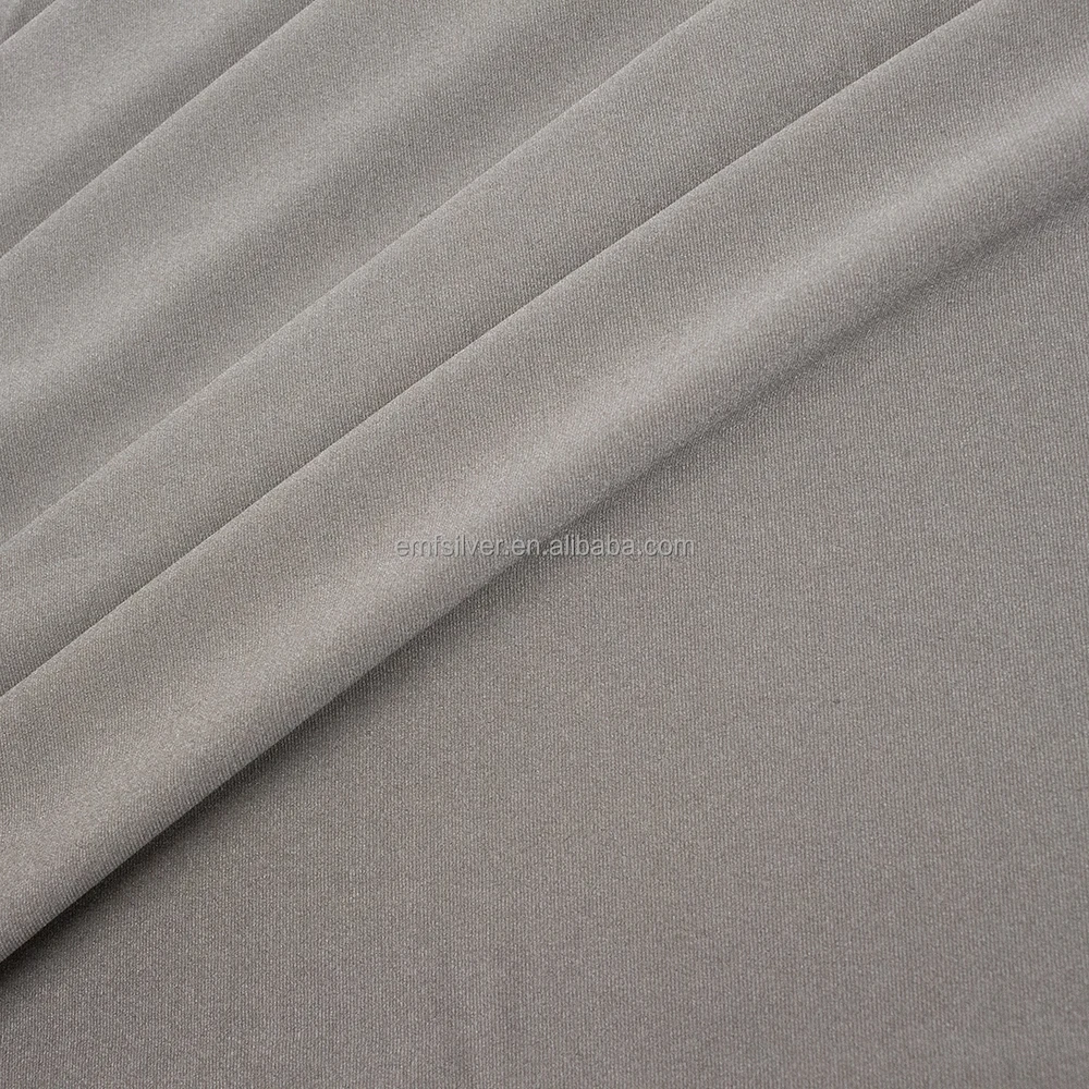 Электропроводящая ткань EMF серебристо-серый защитный электромагнитный волновой радиационный экранирующий