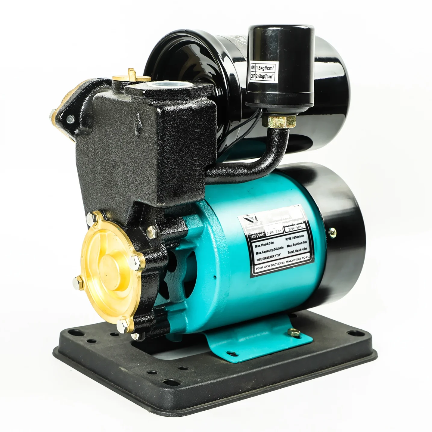 RUIQI Factory 370W Household Electric self priming Pumping Machine 1/2 hp 1hp Pump Price Pressure Automatic Water Pumps