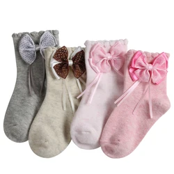 Аксессуары детские носки кружевные универсальные носки принцессы счастливые детские носки