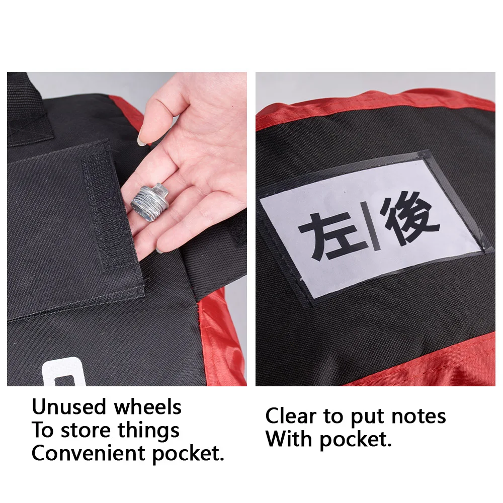 4 шт. автомобиль дождя запасное колесо хранения защиты сумка с короткими ручками ручка Автопокрышка