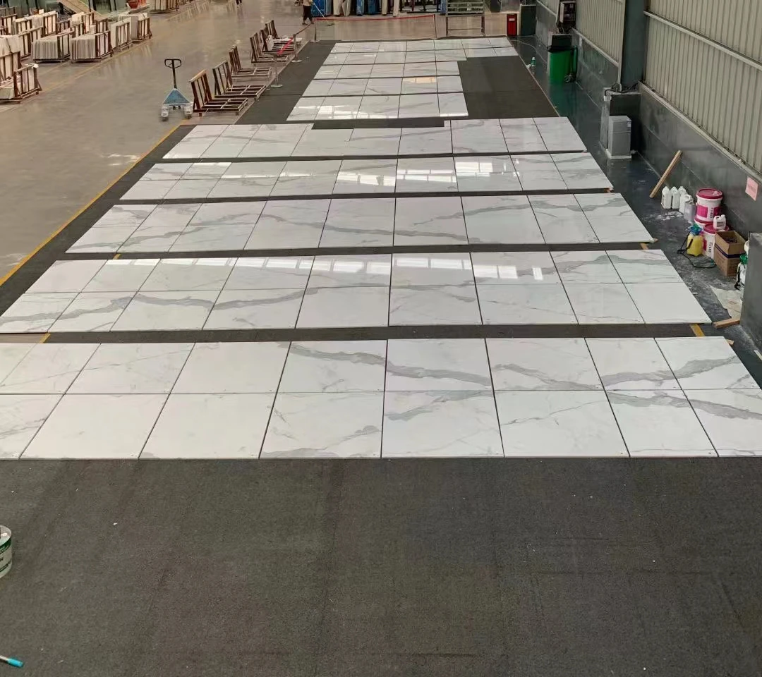 Top quality Italy white calacatta marble tile