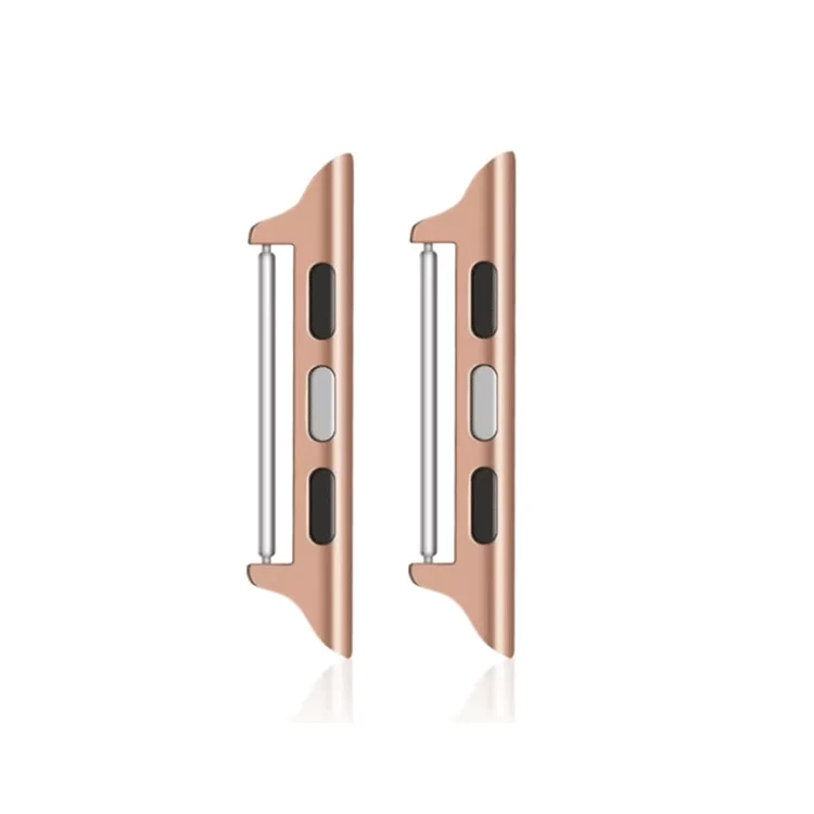 316L Stainless Steel Spring Bar Watch Band Adapter Clasp For iwatch 38 40 41 42 44 45 49 mm Strap Connector Accessories