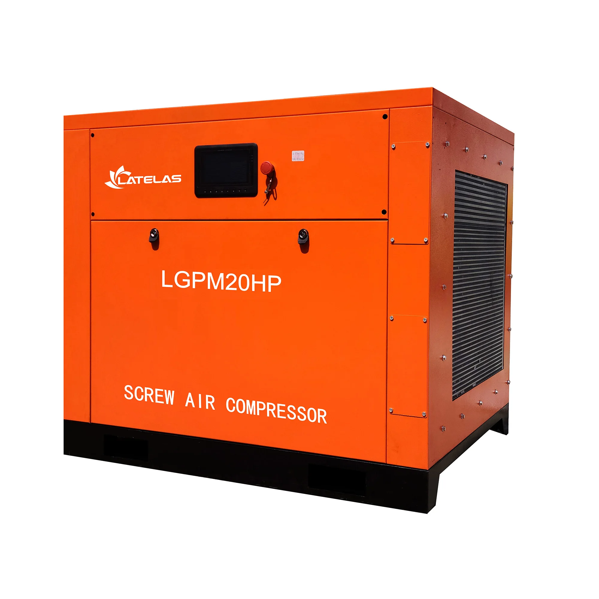 Factory Direct Sale 20hp 8bar Silent Electric AC oil  less Screw Air Compressor for Sale