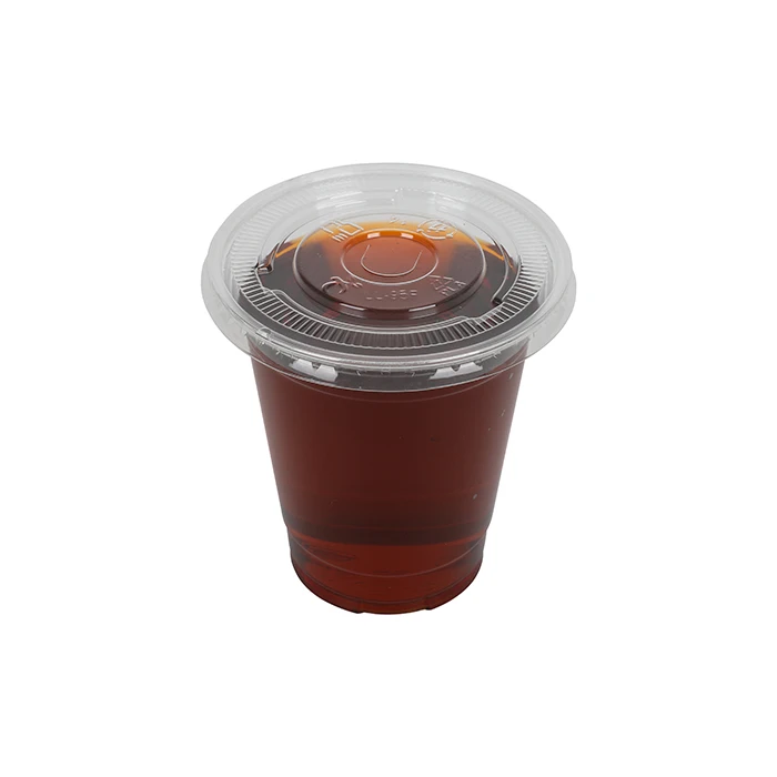95mm 9oz Fruit Juice Drinking Cup With Lid  12oz 16oz 24oz Cold Beverage Cup Plastic Iced Coffee Biodegradable Compostable Cups