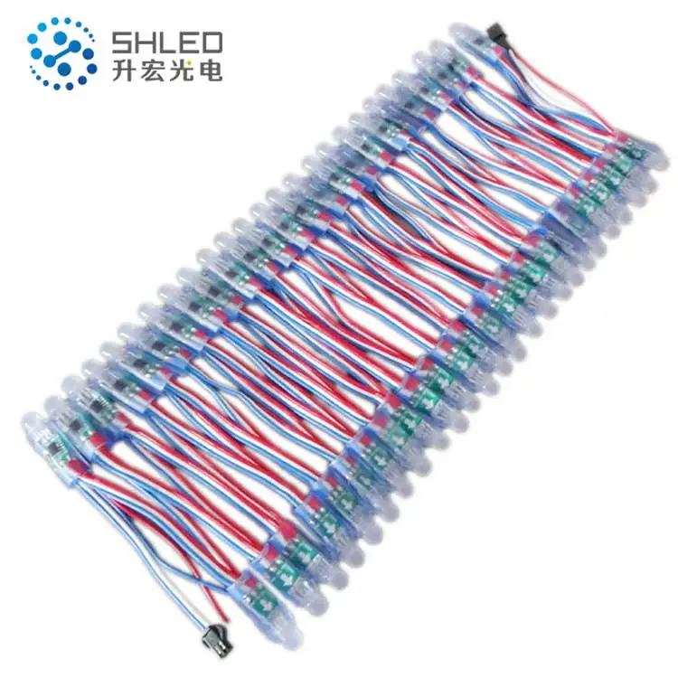 WS2811 / UCS1903 12 мм DC5V RGB Pixel Рождественская светодиодная гирлянда с управлением