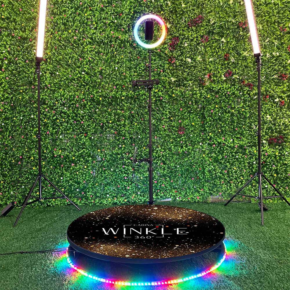 Wholesale New Design 360 Photo Booth Automatic Large Revospin 360 Photo Booth Automatic Machine Photobooth With Fast Shipping