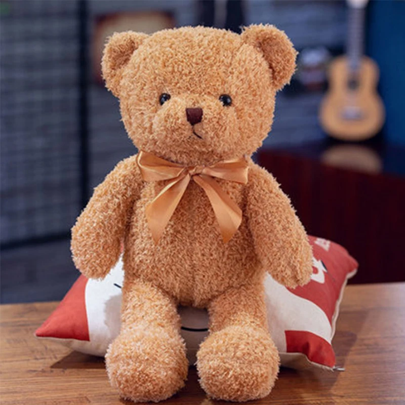  Wholesale PPyou custom 30cm mini rose cartoon teddy bear bulk with t-shirt plush stuffed toy gifts soft doll for kids