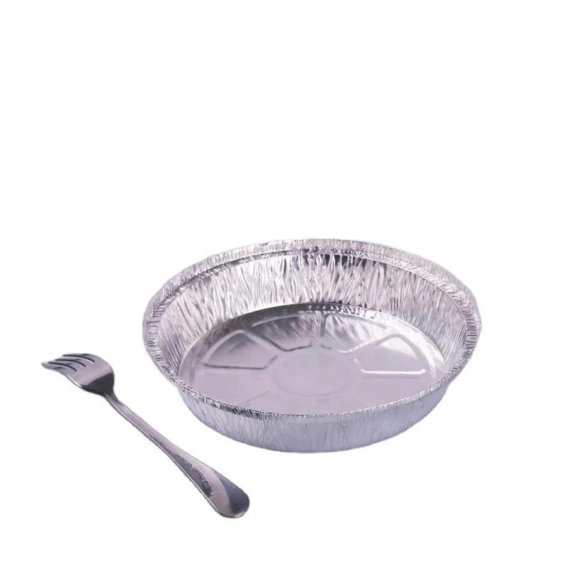 9 Inch Disposable Round Aluminum Foil Pan/Foil Baking Pan/Pizza Pan
