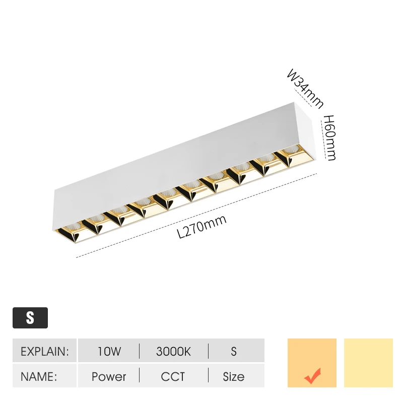 SCON Anti Glare Track Linear Light Modern Magnetic Track Lighting Adjustable Linear Rail 10W Spotlight Dimmable system SC-XTB08