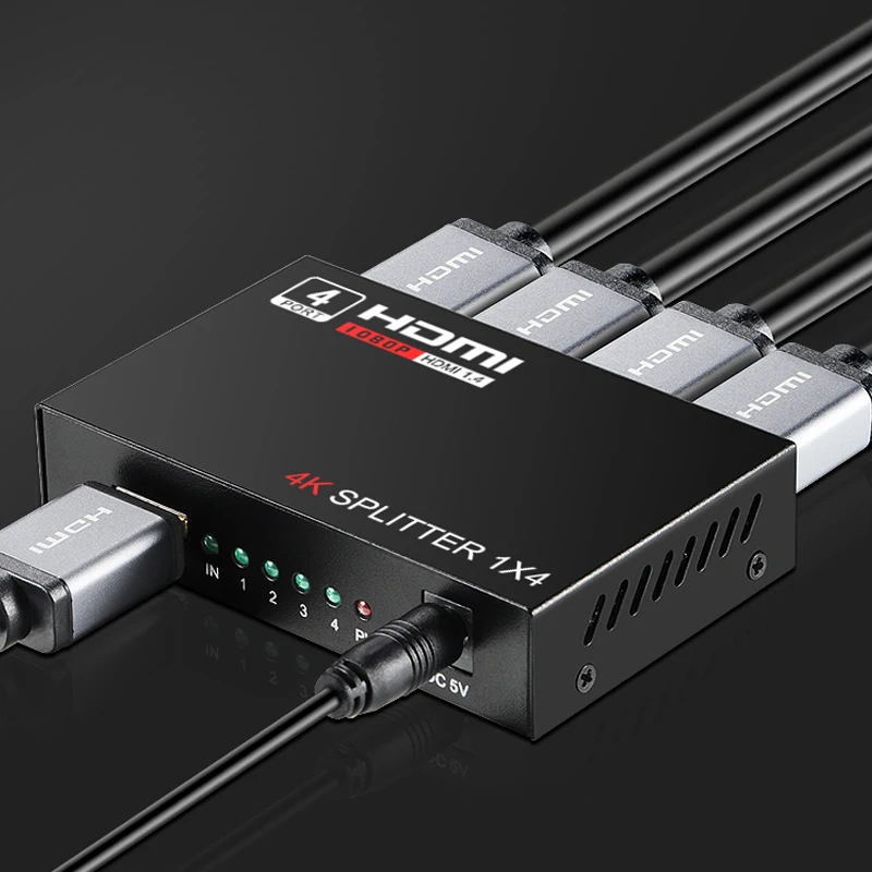 1 To 4 HD MI Splitter V1.4b  4KX2K 30Hz Splitter Hd mi