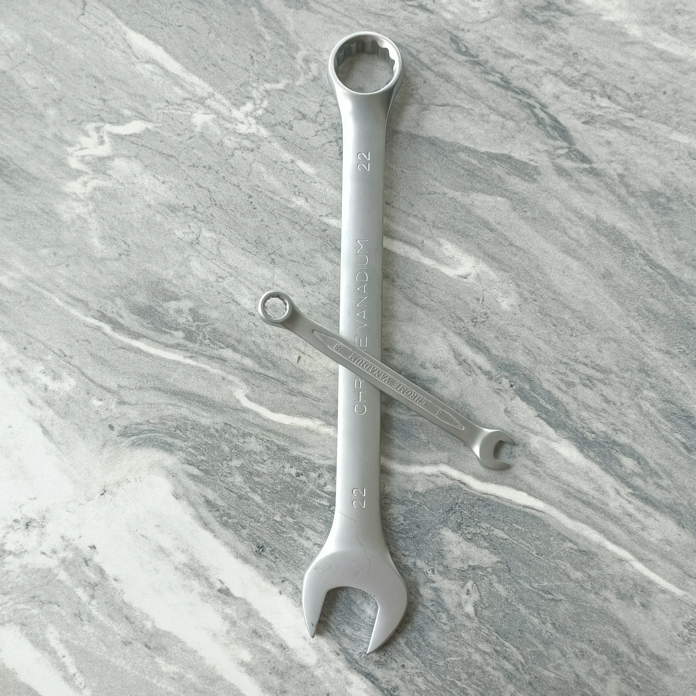 High Quality Hot Sale Multi Function Adjustable Mirror Polished Matte Texture Wrench Set Spanner CR-V Steel