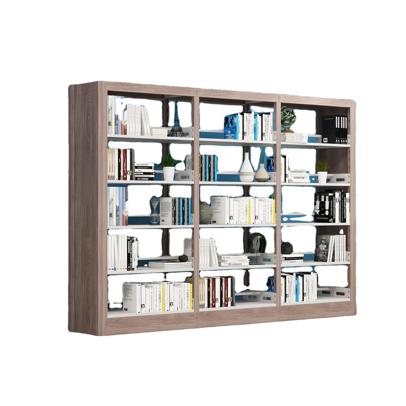 Metal Library Book Shelf For Bookstore Bookshelf For Living Room Bedroom Office