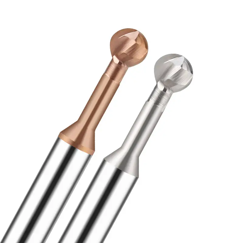 Tungsten steel arch cutter avoid hollow lollipop milling cutter round ball end milling cutter for aluminum
