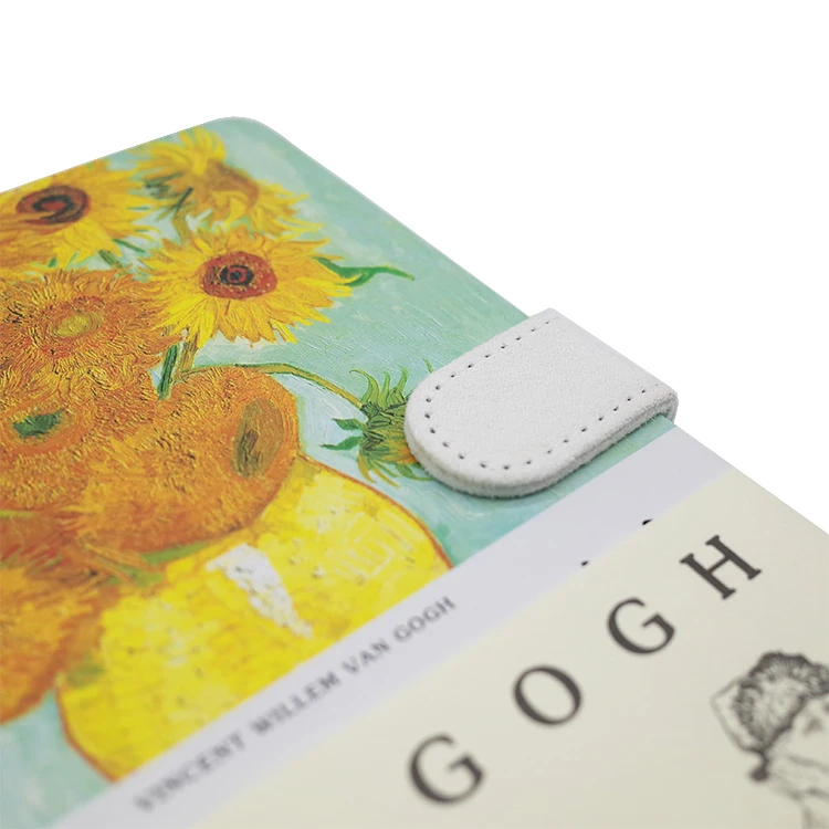 Custom high quality notebook hardcover business notebook with mental button