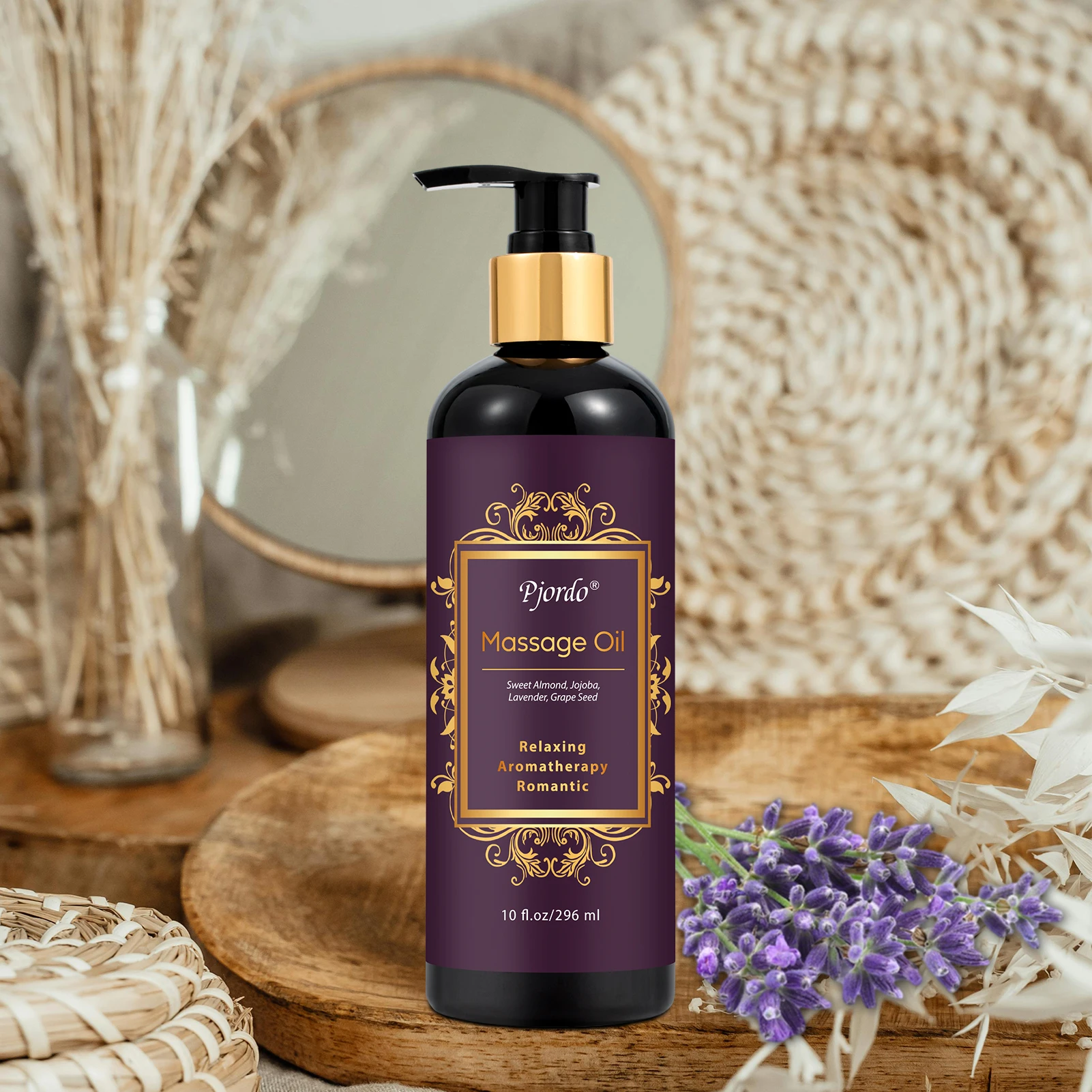 Private Label Natural Organic Essential Oil Lavender Massage Essential Relaxing Oil Moisturizing Massage Oils Product OEM/ODM