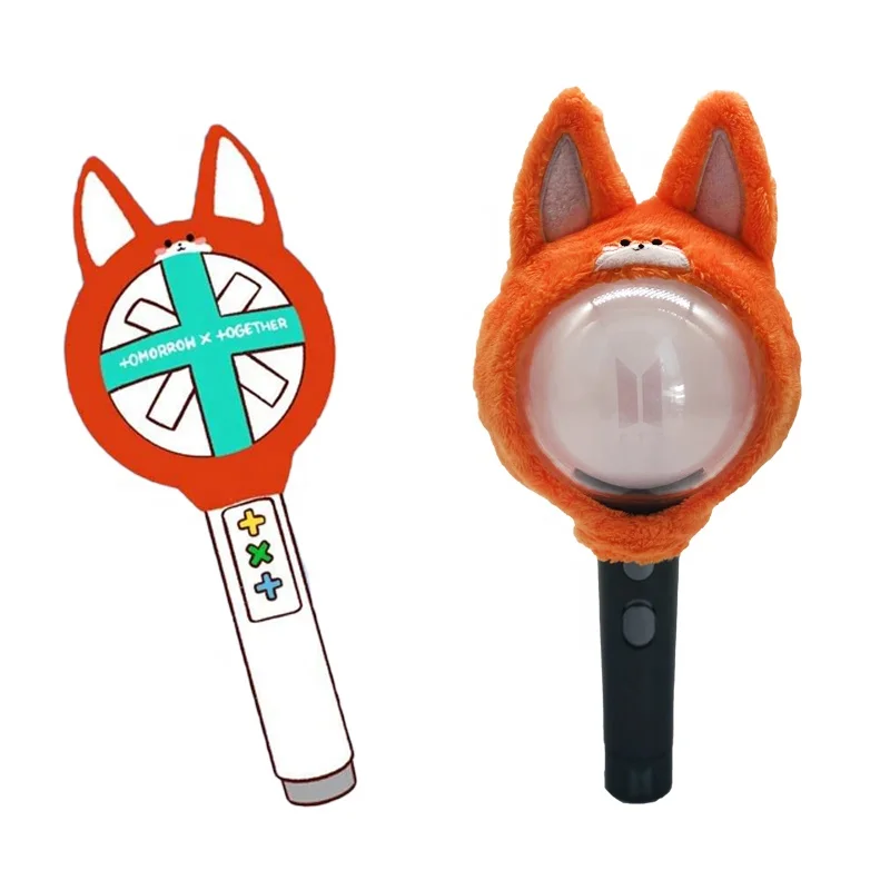 Hot selling Light Stick Kpop Plush lightcape Cover Doll Plushie Toys For Pop Star Fans Music Concert Celebration