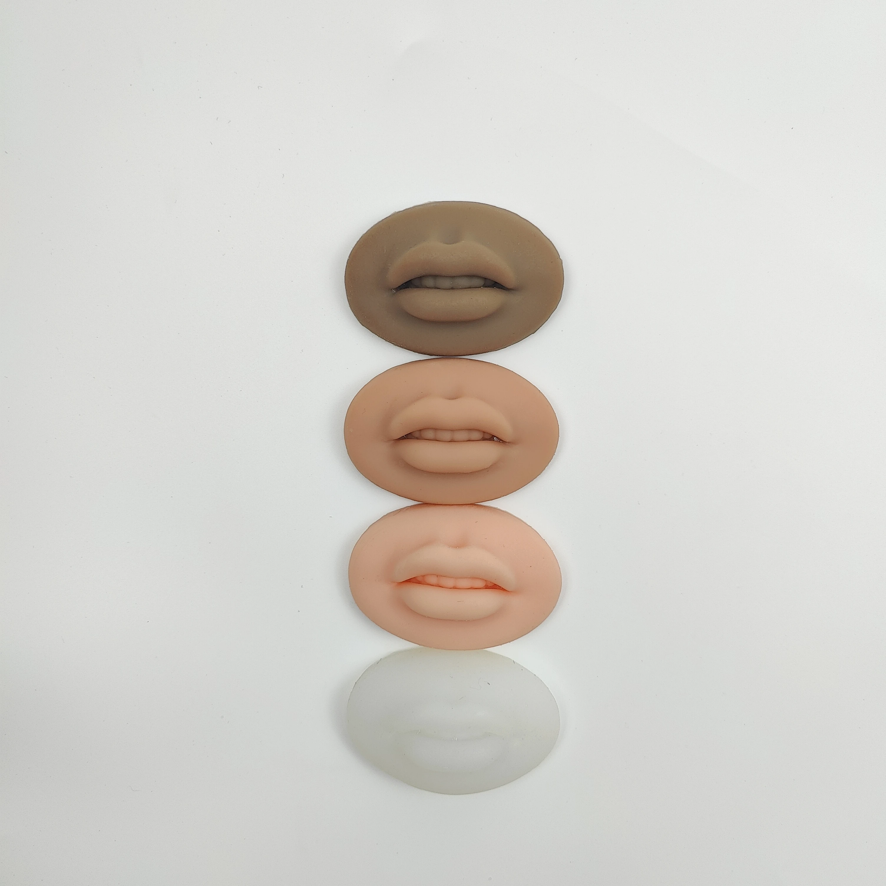 2022 Upgrade Authentic Soft Silicone Lip Model 5D Open Mouth Silicone Lips Model Real Skin 5D Flexible Silicone Practice Skin