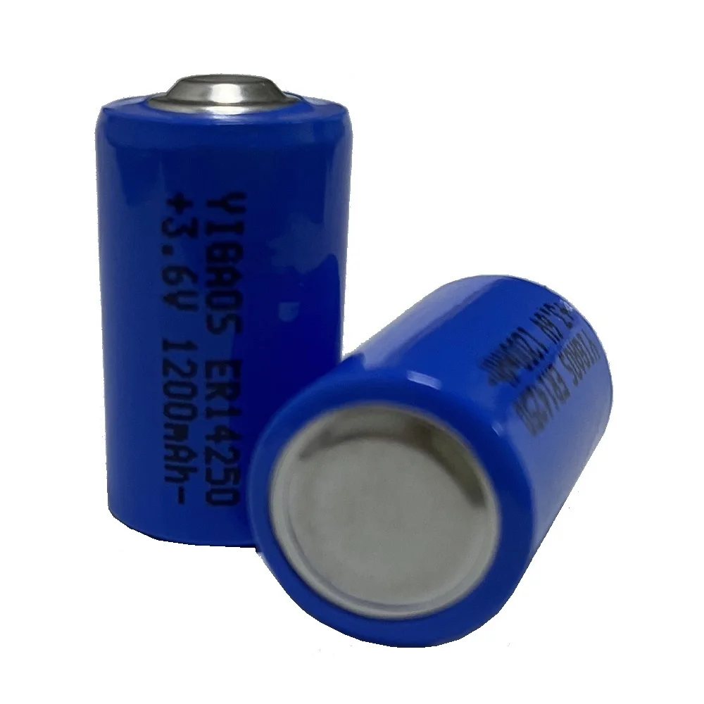 Yigaos 1/2aa primary battery 3.6 volt battery 14250 1200mAh no rechargeable er14250 battery pack OEM Accepted