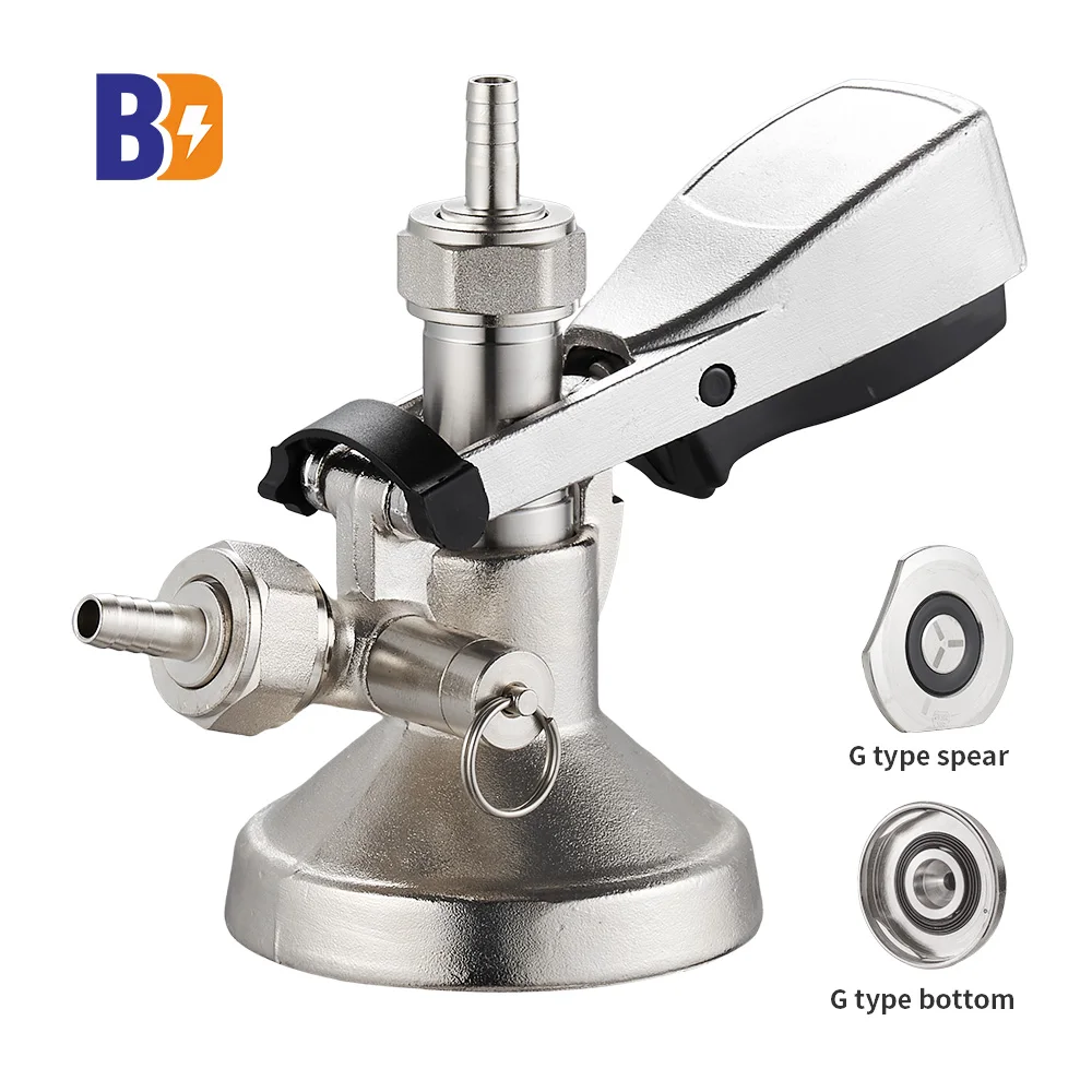 BD Metal Draft Tap Keg Beer Coupler G Type System Beer Dispensing Equipment for beer keg