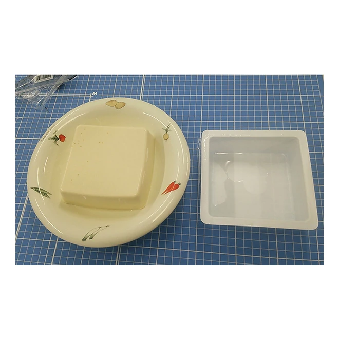 TOFU TRAY (EASY  PEELABLE) packing food box tofu plastic mold tray