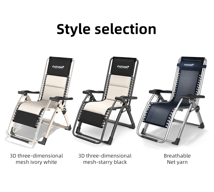 Hot sale leisure beach chair wholesale zero gravity recliner lounge chair  camping chair foldable