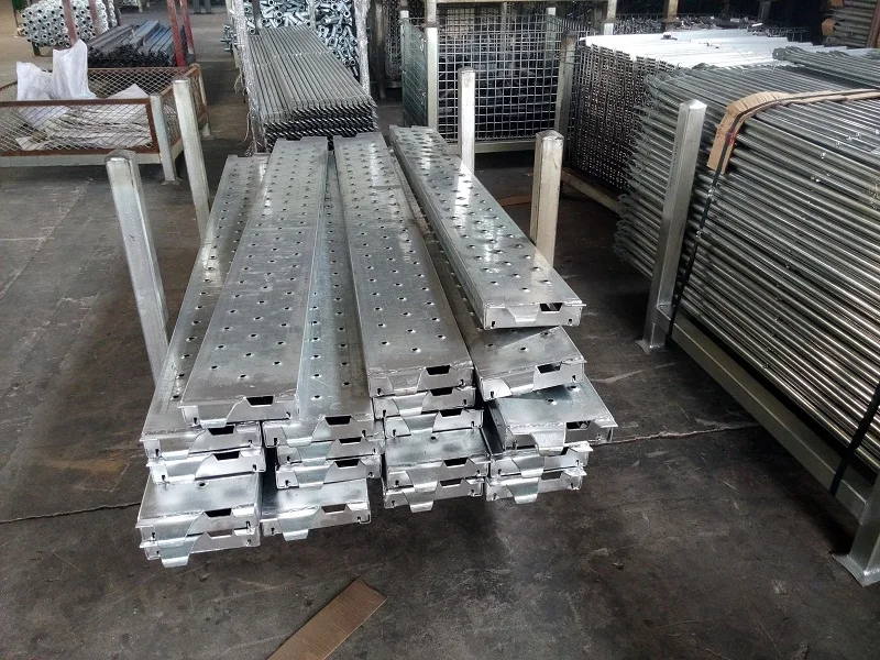 Construction Scaffolding Work Platform Ringlock Scaffold Metal Decking Steel Plank and Board  scaffolding catwalk For Building