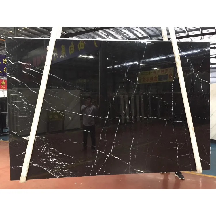 Современное украшение Xiamen, Бельгия, черная плитка Nero Marquina, размер, цена за квадратный метр, мраморная плитка