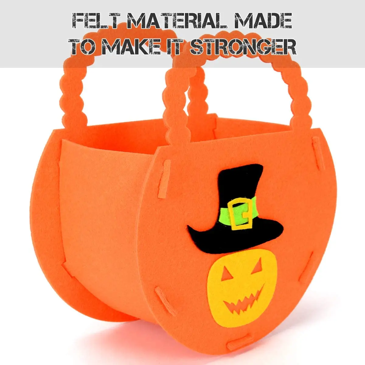 Новое поступление, материал изготовлен из войлока для макияжа, сумка на шнурке для Хэллоуина, сумка для конфет