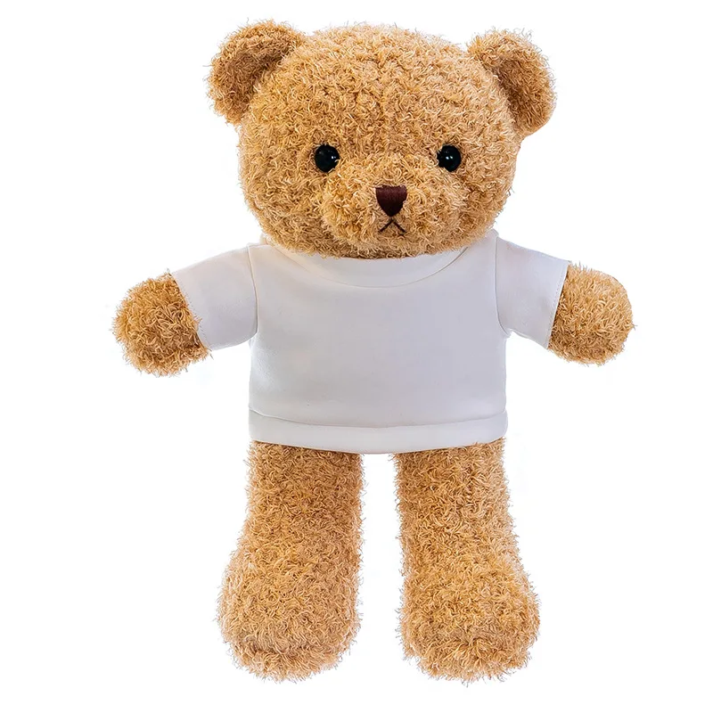 Hot sell bear customised plush toy with PP cotton plush keychain animals for boys and girls.
