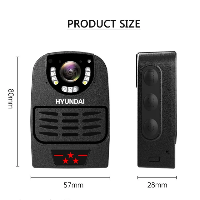Body worn camer High Quality 1296P Portable  Body Worn Camera Law Enforcement Recorder