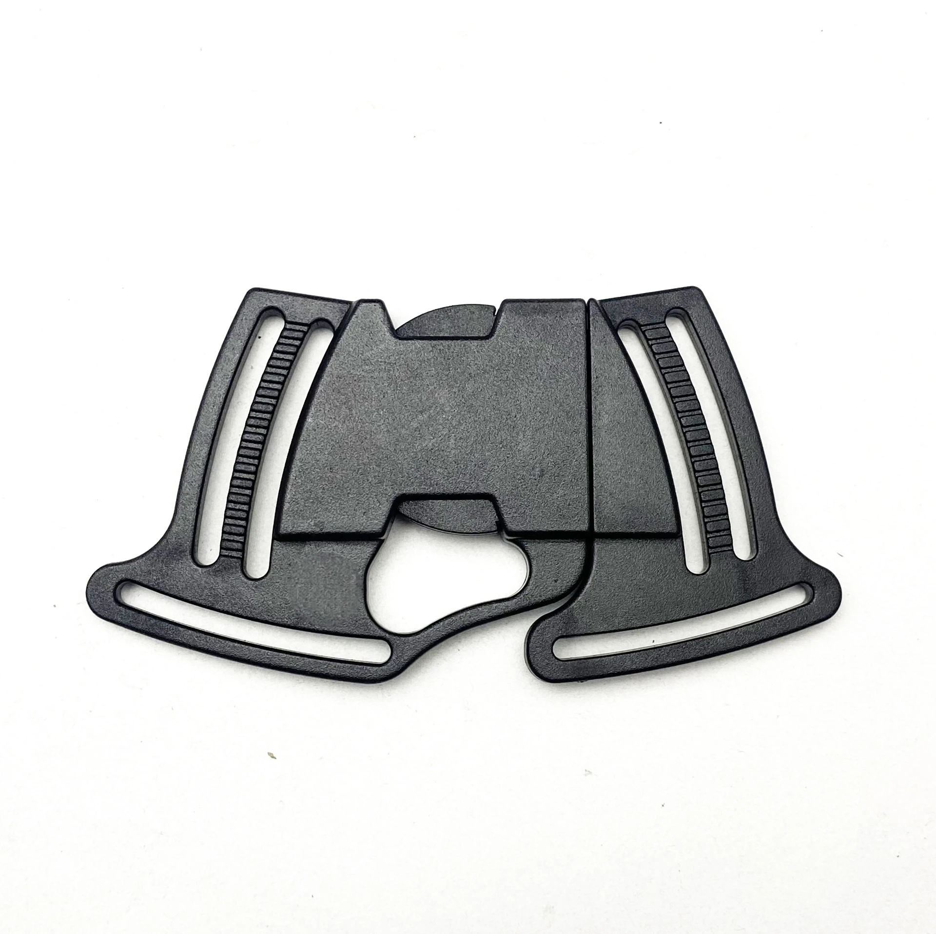 Plastic POM Quick Release Buckle 38mm Double Adjust Safety Symmetrical 4 Way Plastic Buckles For Stroller