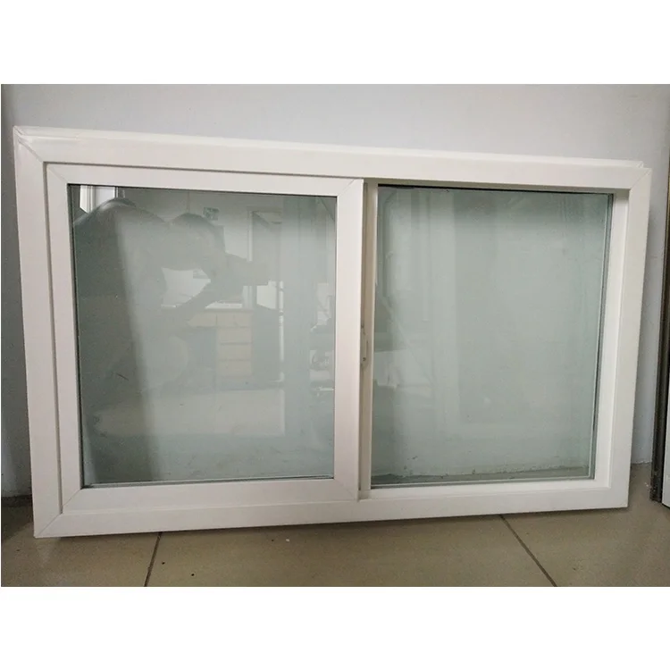 pvc Basement slider window with Low E glass from China factory